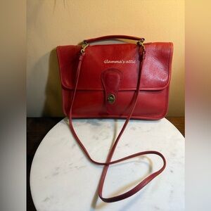 COACH vintage pre creed SCHOOL BAG CLUTCH🔥RED